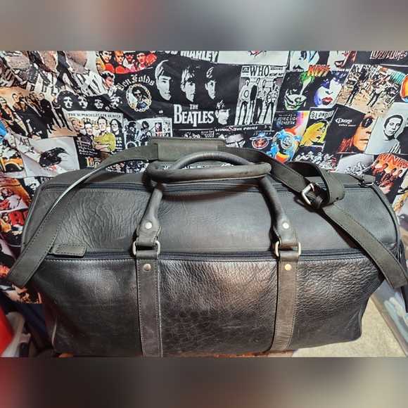 M.LONDON WEEKENDER TRAVEL BAG BY LEVENGER - Picture 6 of 15